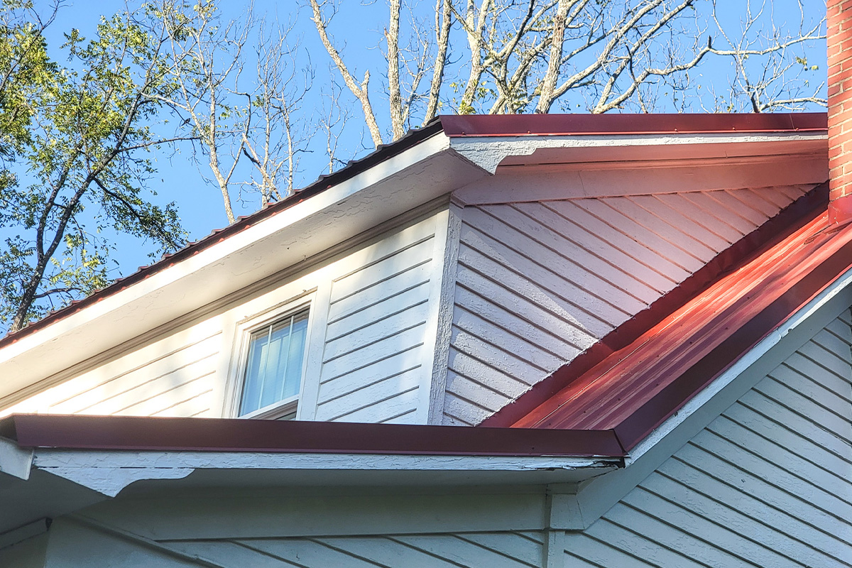 Older home receiving a facelift by Pixie Painting